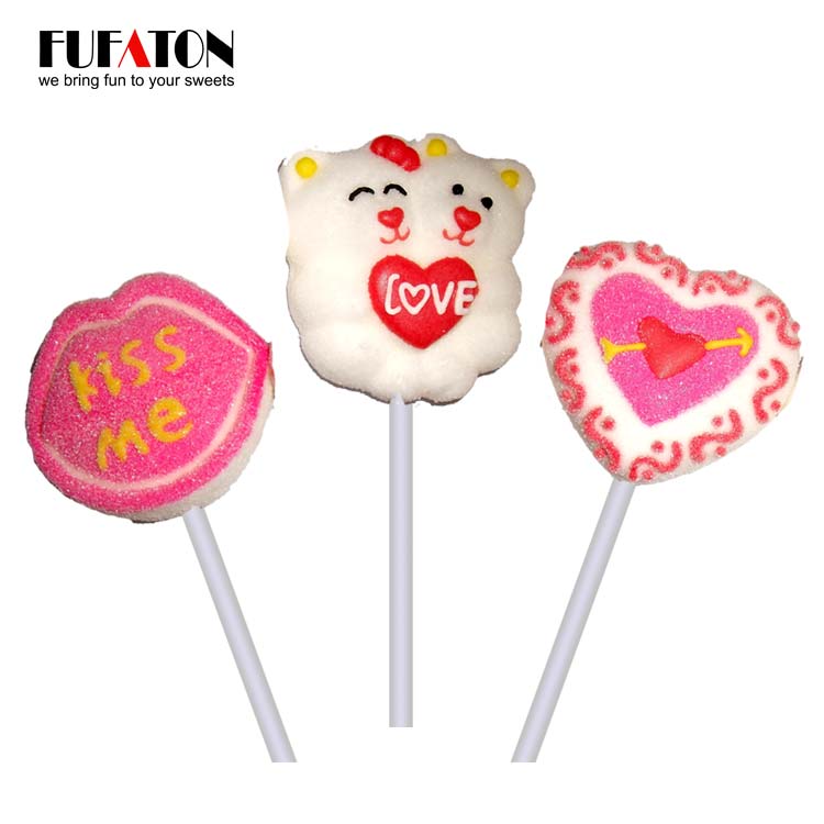 Handmade Heart Shaped marshmallow pop