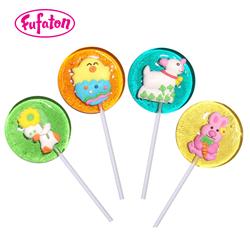 Easter hard lollipop with decoration