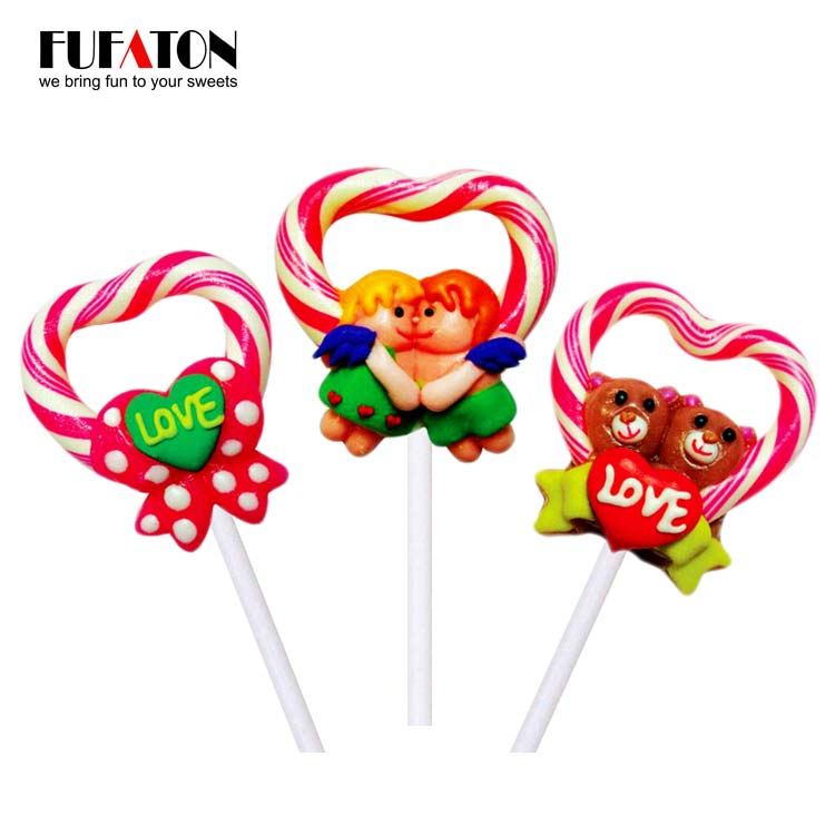 Heart shaped Wreath Candy Lollipops