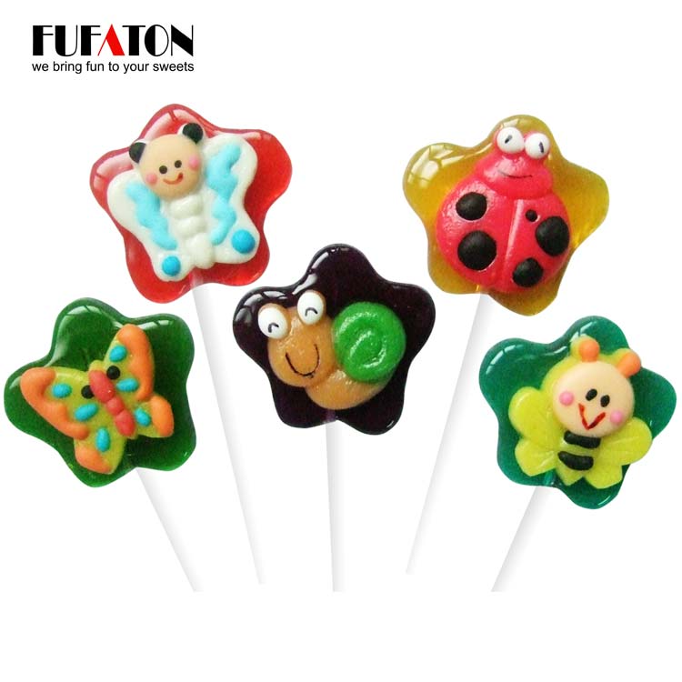 28g Crystal Insect Shaped Candy Lollipops