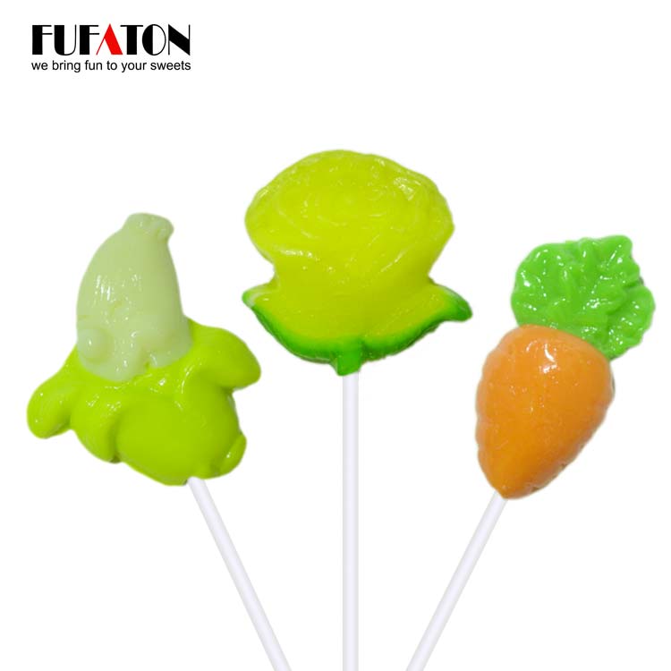 Fruit Vegetable Shaped lollipop candy