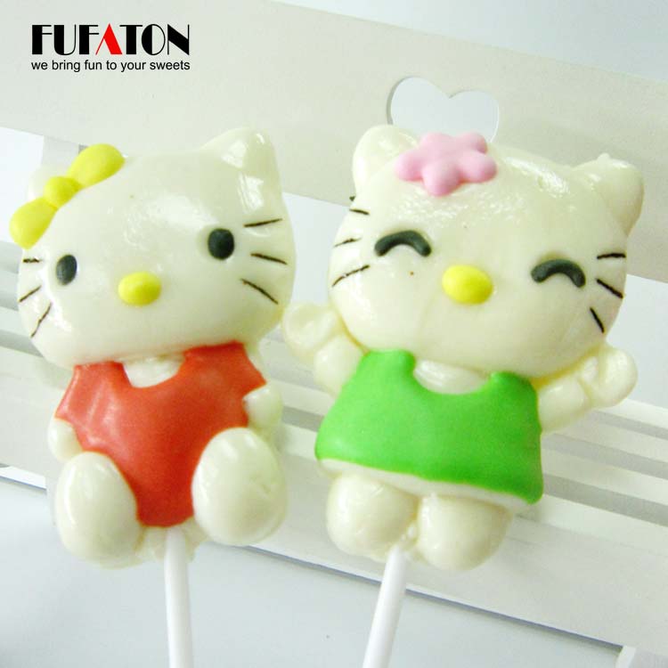 Hello Kitty shaped candy lollipop