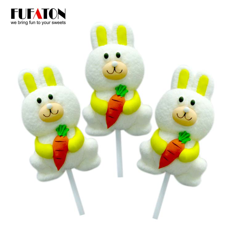 Rabbit marshmallow pop made in China