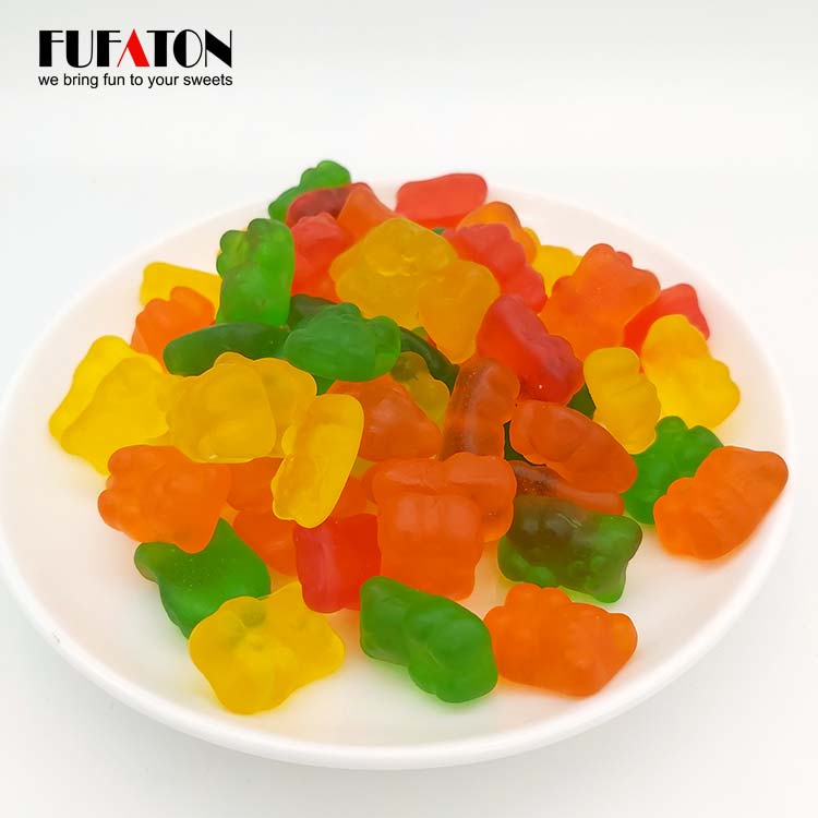 Gummy bear shaped candy