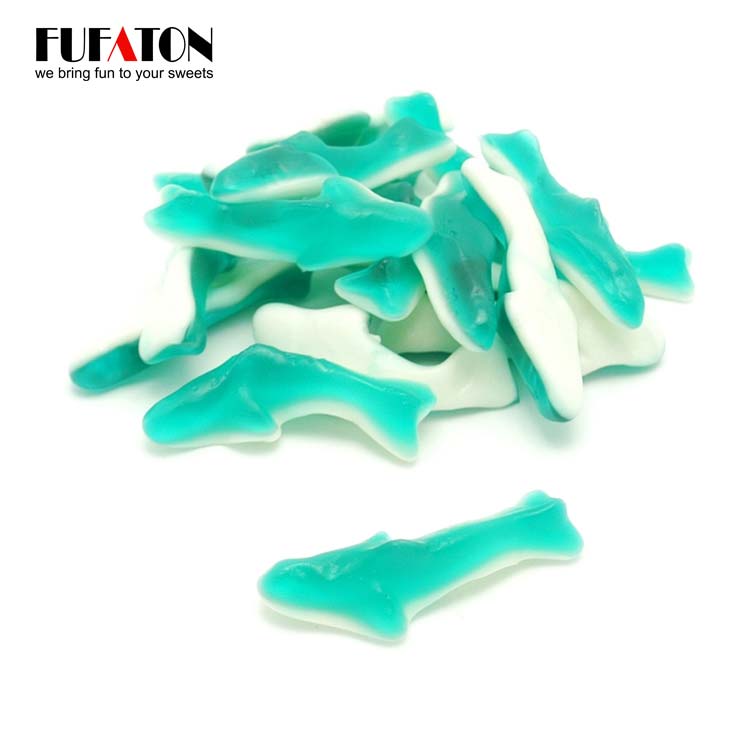 Fish Dolphin shaped gummy candy