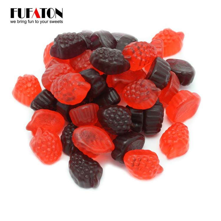 Fruit shaped gummy candy