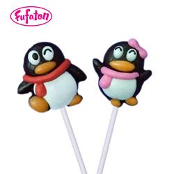 Penguin Shape Hard Candy Lollipop Wholesale