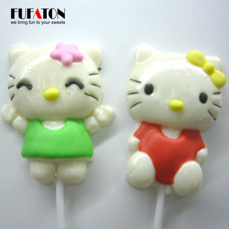 Hello Kitty shaped candy lollipop