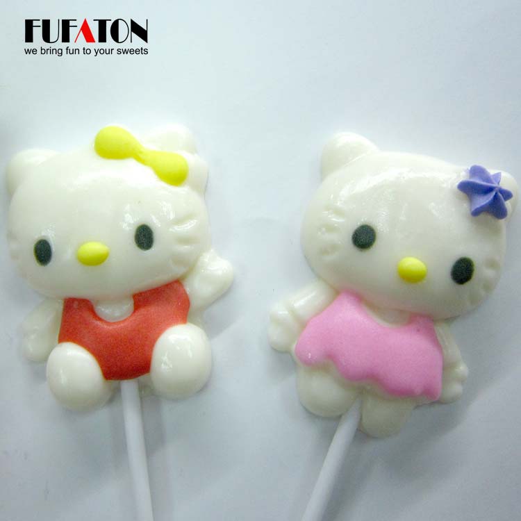 Hello Kitty shaped candy lollipop
