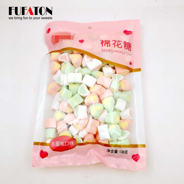 Mini Heart shaped marshmallows for Wholesale
