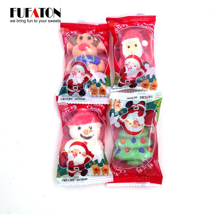Chinese factory Xmas marshmallows in bulk