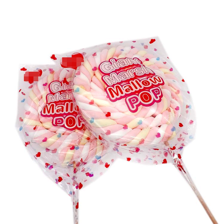 Giant Twist Poofy Marshmallow lollipop and Mallow Pop