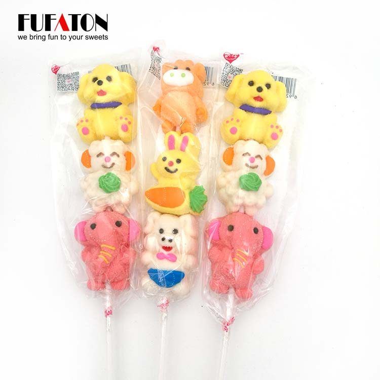 Animal shaped Marshmallow Kebab Lollipop