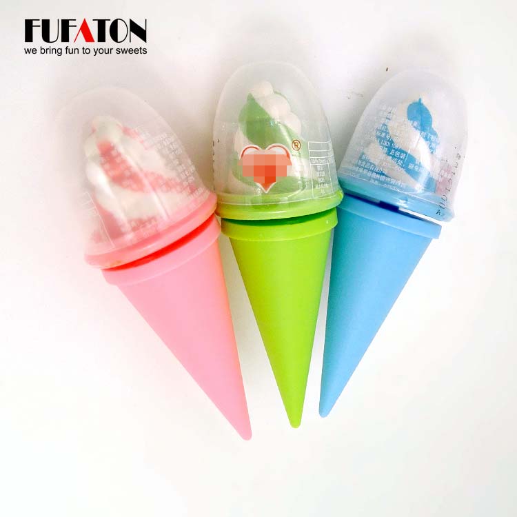 Rotating Cone shaped Ice Cream Lollipop Candy