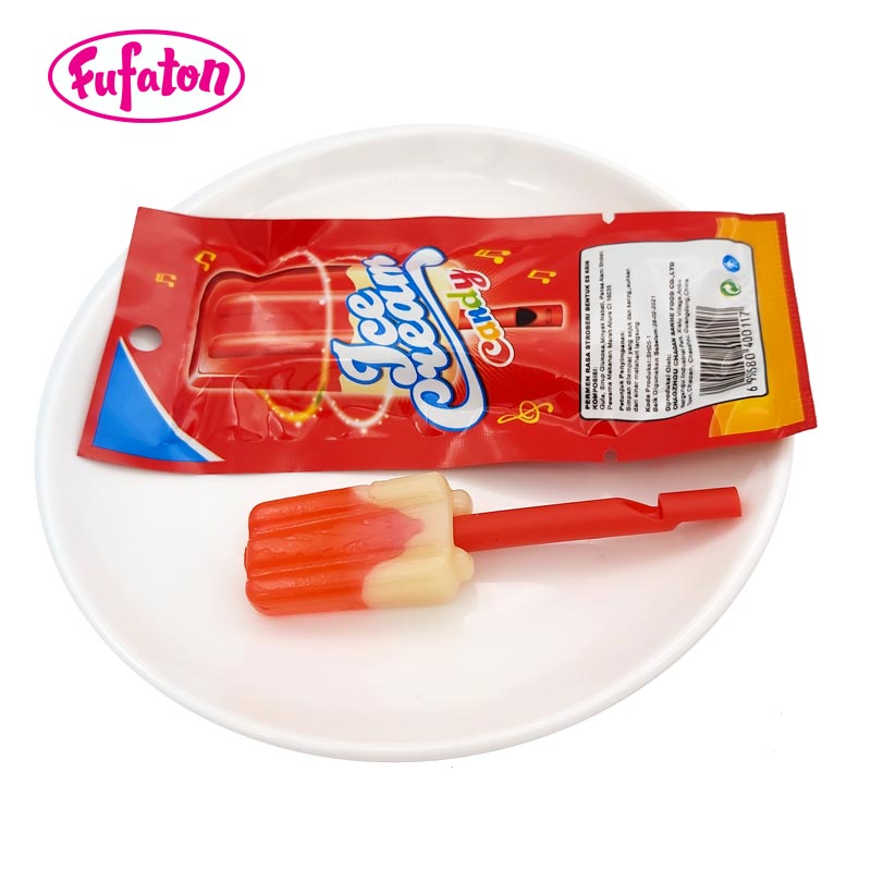 Whistle Stick Ice Cream Candy Lollipop