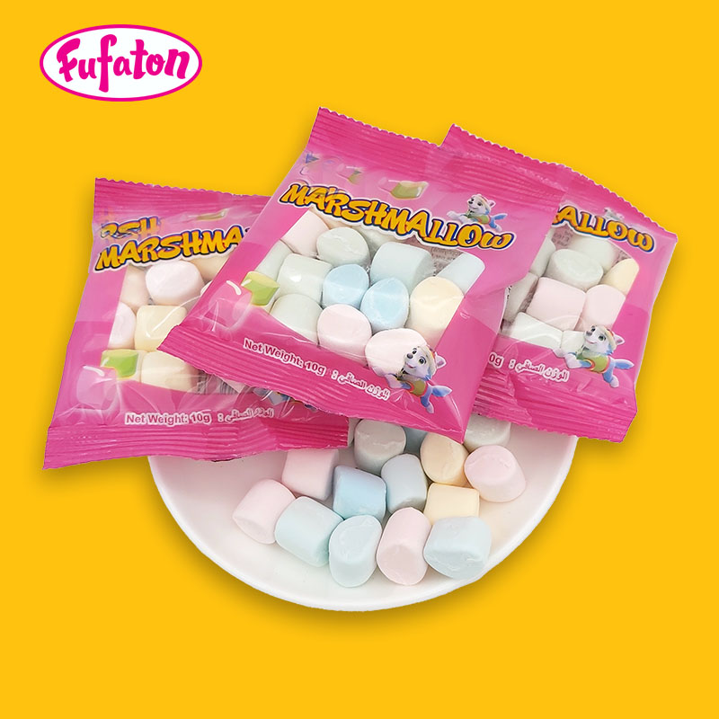 White and Colorful Mini Marshmallows