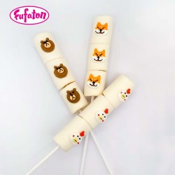 Decorated Mallow Kebab lollipop candy