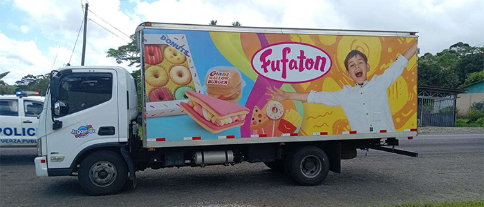Fufaton Launches Truck Advertising Campaign in Costa Rica with Jogaimex