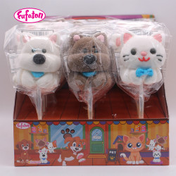 Cute Pet Baby Cat & Puppy Marshmallow Lollipop Wholesale