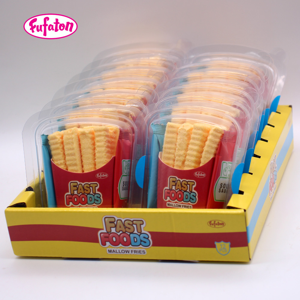 French Fries Marshmallow Candy Wholesale | Creative Fast Food Shape Candy Manufacturer