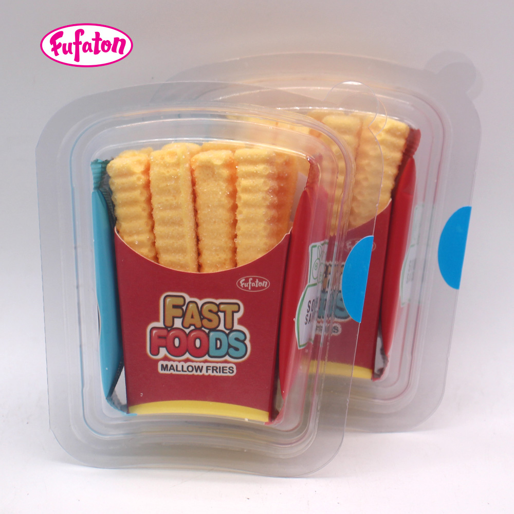 French Fries Marshmallow Candy Wholesale | Creative Fast Food Shape Candy Manufacturer