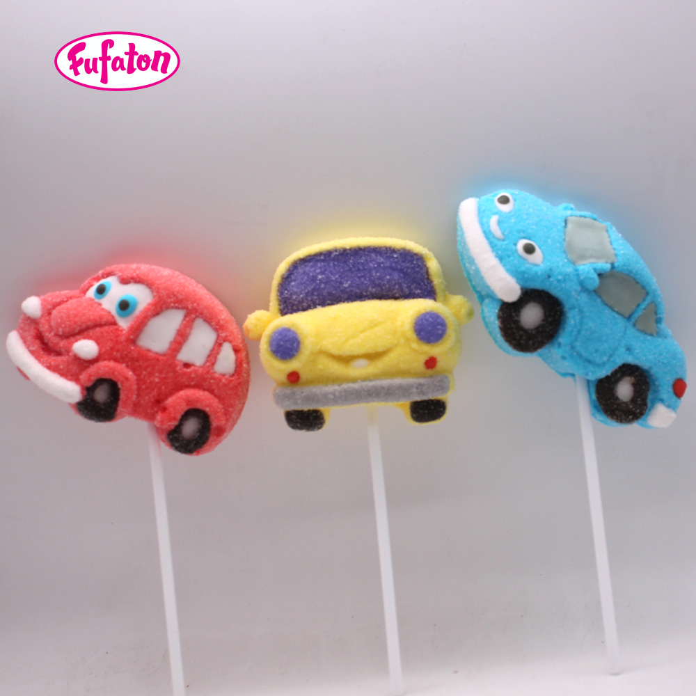 Car Race Marshmallow Lollipop Wholesale Supplier | Marshmallow Candy Manufacturer